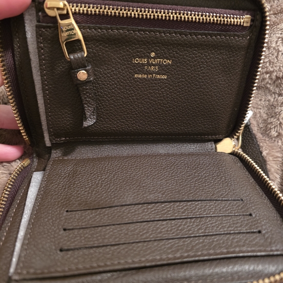 Louis Vuitton Brown Leather Monogram Wallet - Picture 3 of 3